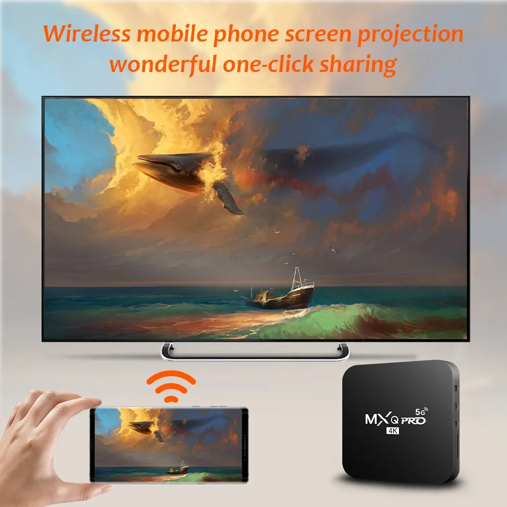 New Smart TV Box MXQ-PRO 4K
