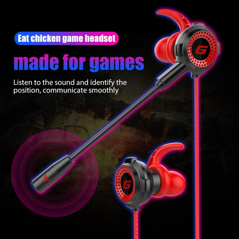 G20 Gaming Earphones In-Ear Headphones Stereo Headset